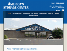 Tablet Screenshot of americastoragecenters.com
